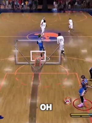 Big man would’ve never heard the end of this one 😂 #nba2k #basketball #gaming #nba2k26 #fyp 