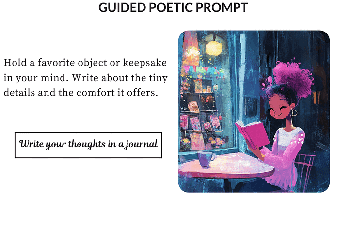 Guided Poetic Prompt Card #1 product image (1)