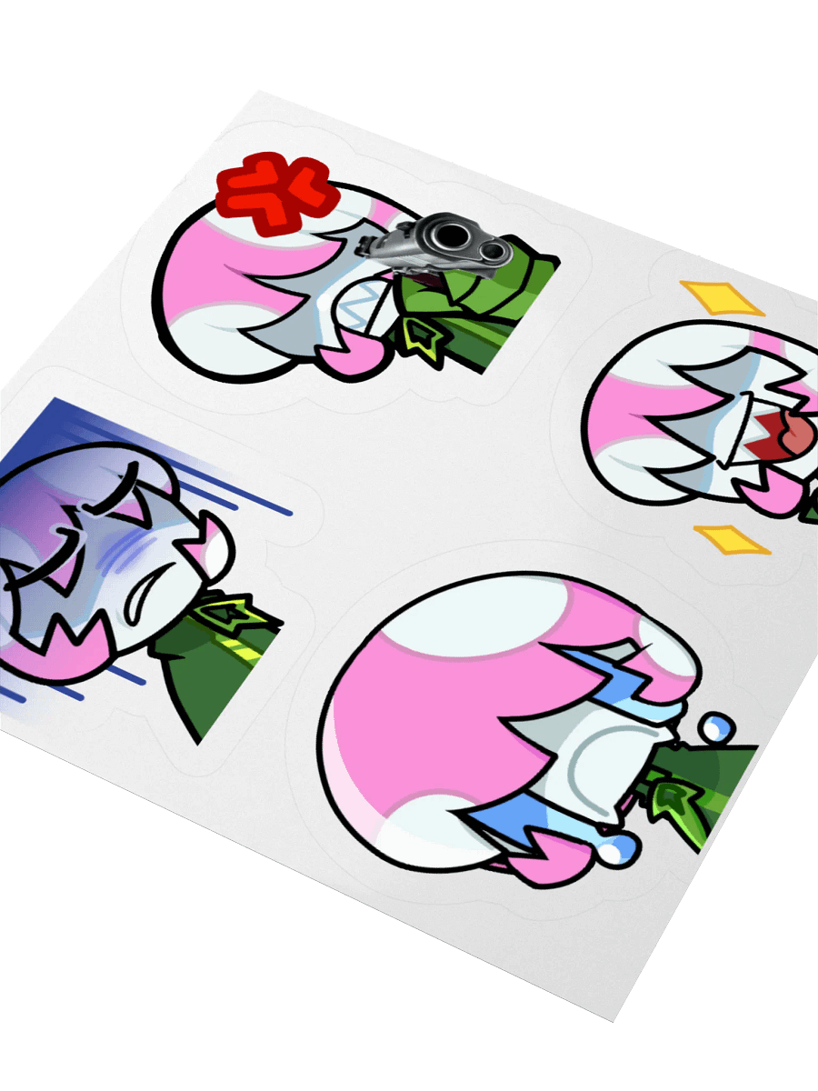 Nub Emotes Stickers product image (8)