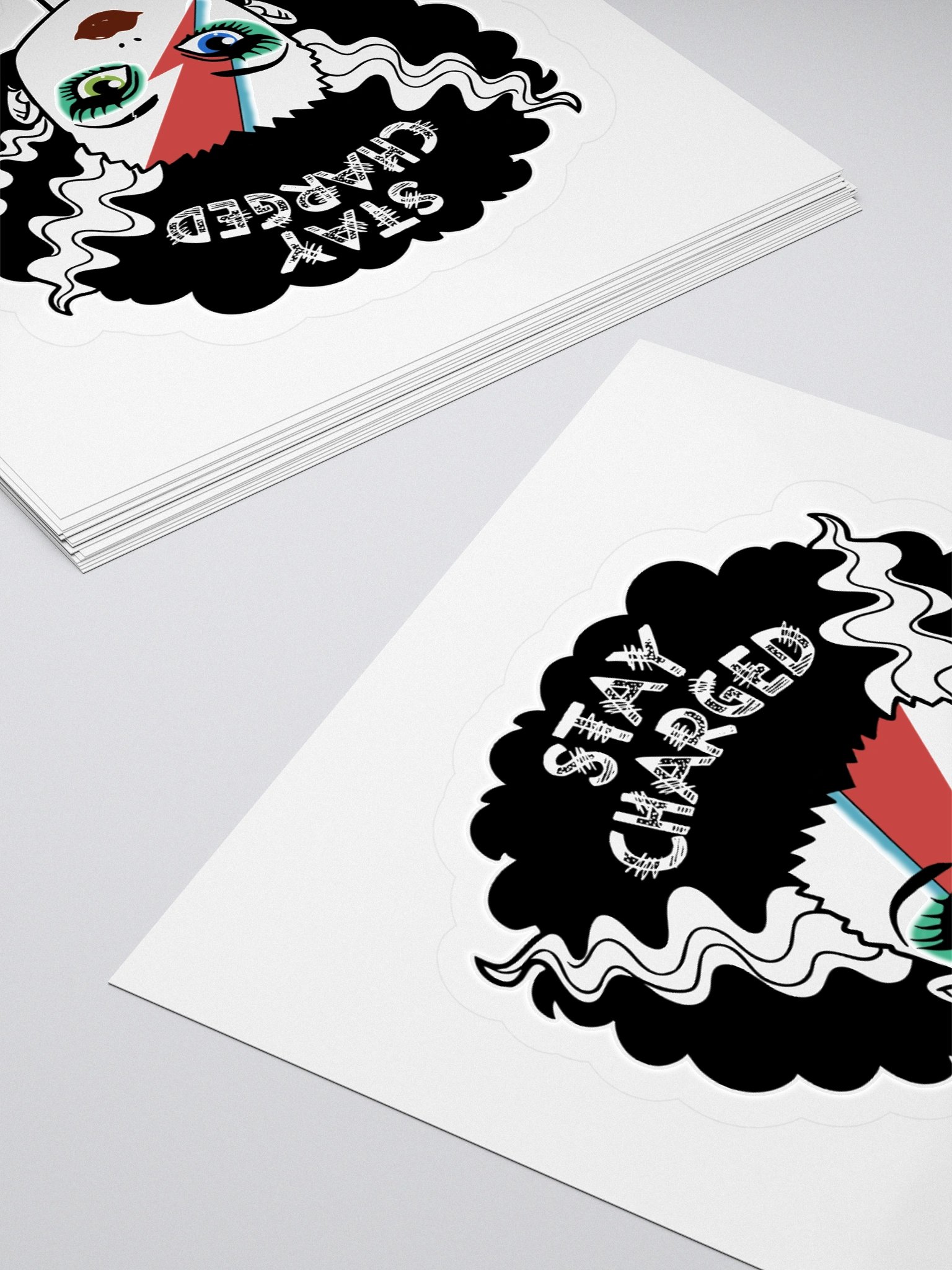 Frankie Speaks Stay Charged (sticker) product image (4)