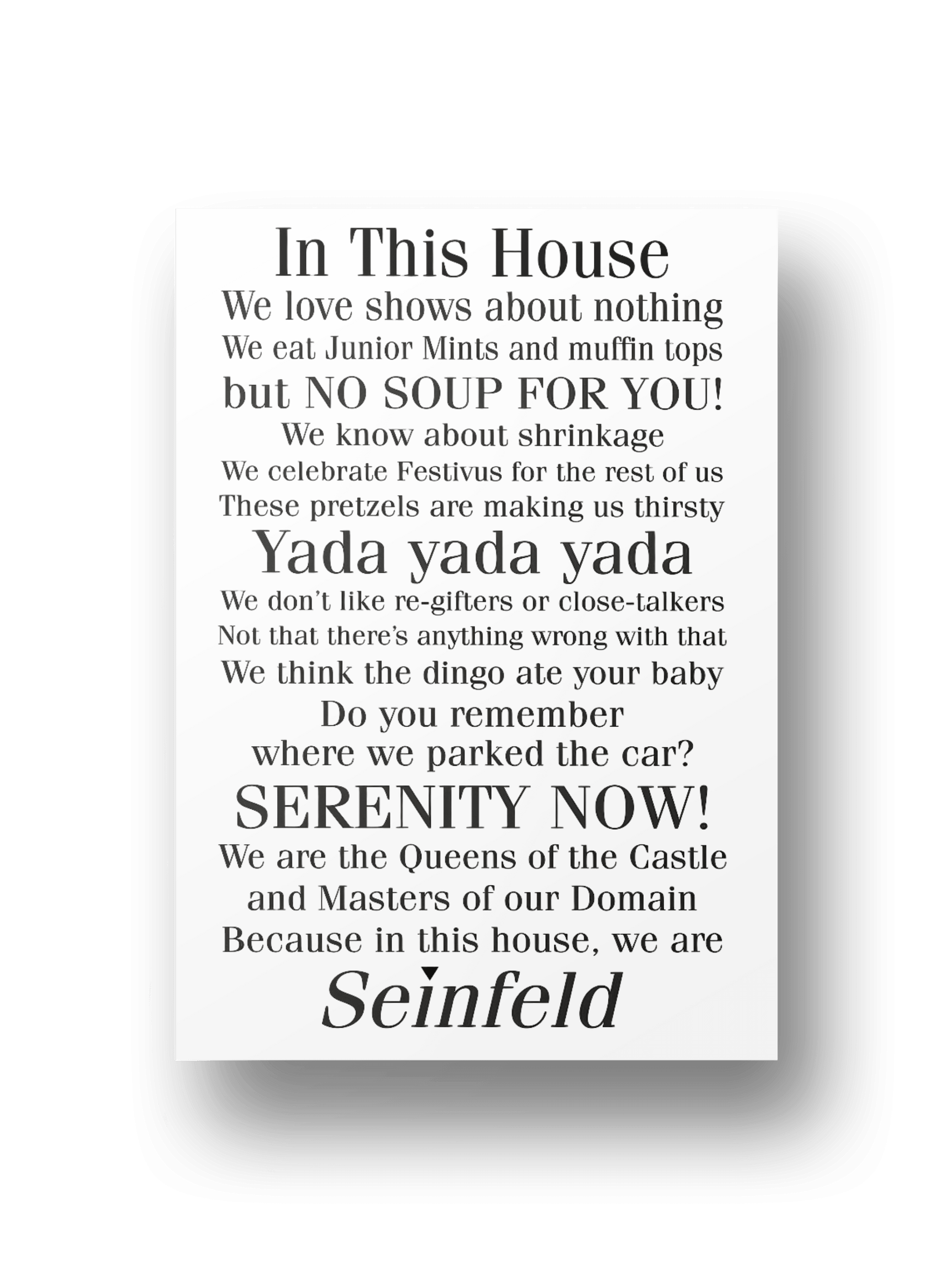 House Rules Poster product image (1)