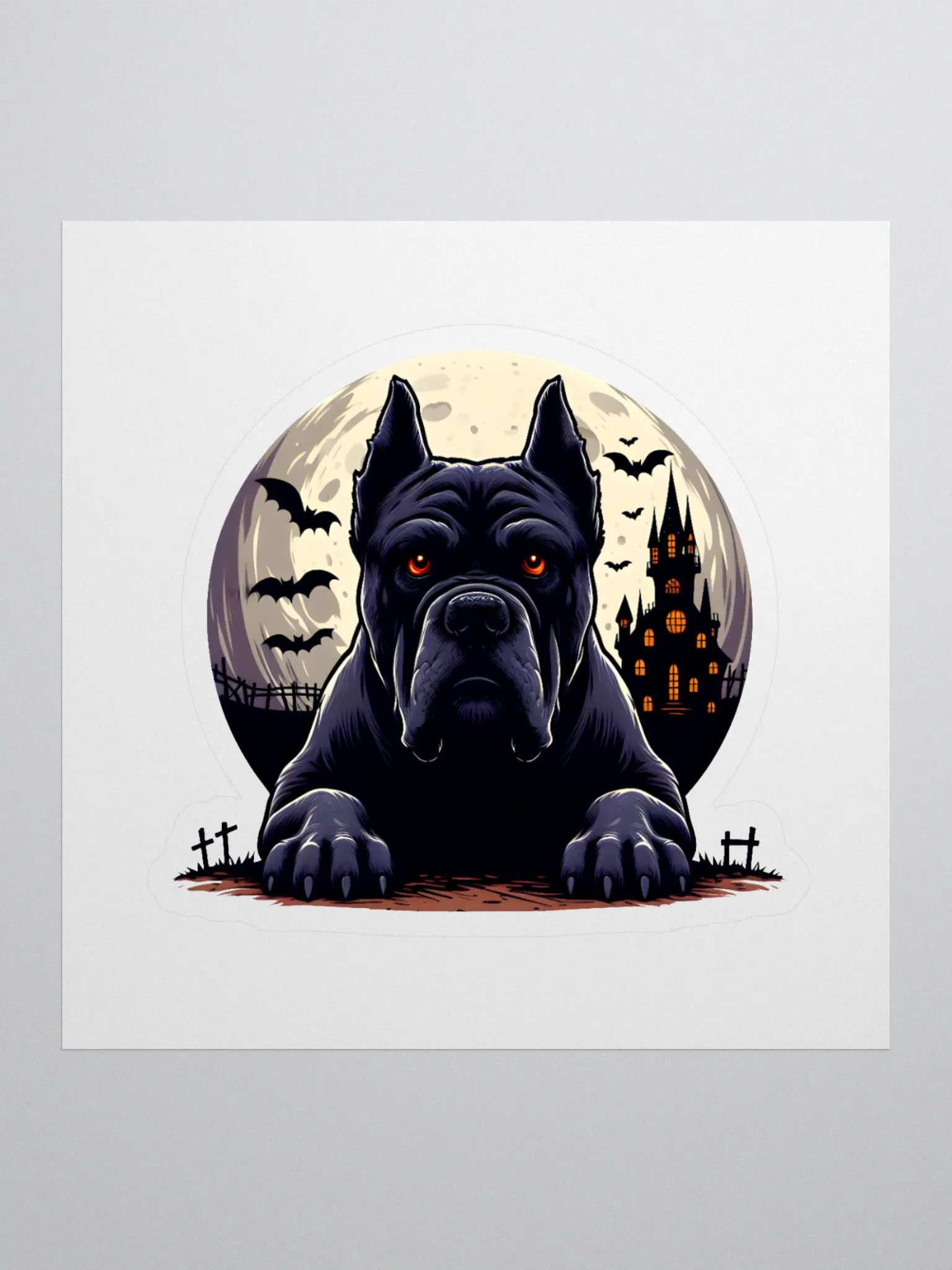 Cane Corso Halloween Costume Sticker product image (1)