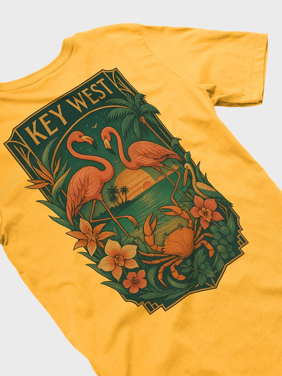 Key West Tropical T-Shirt Ultra Soft Tee with Ocean Scene product image (1)