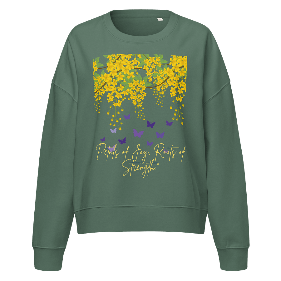 Butterfly Blooms Organic Sweatshirt product image (1)