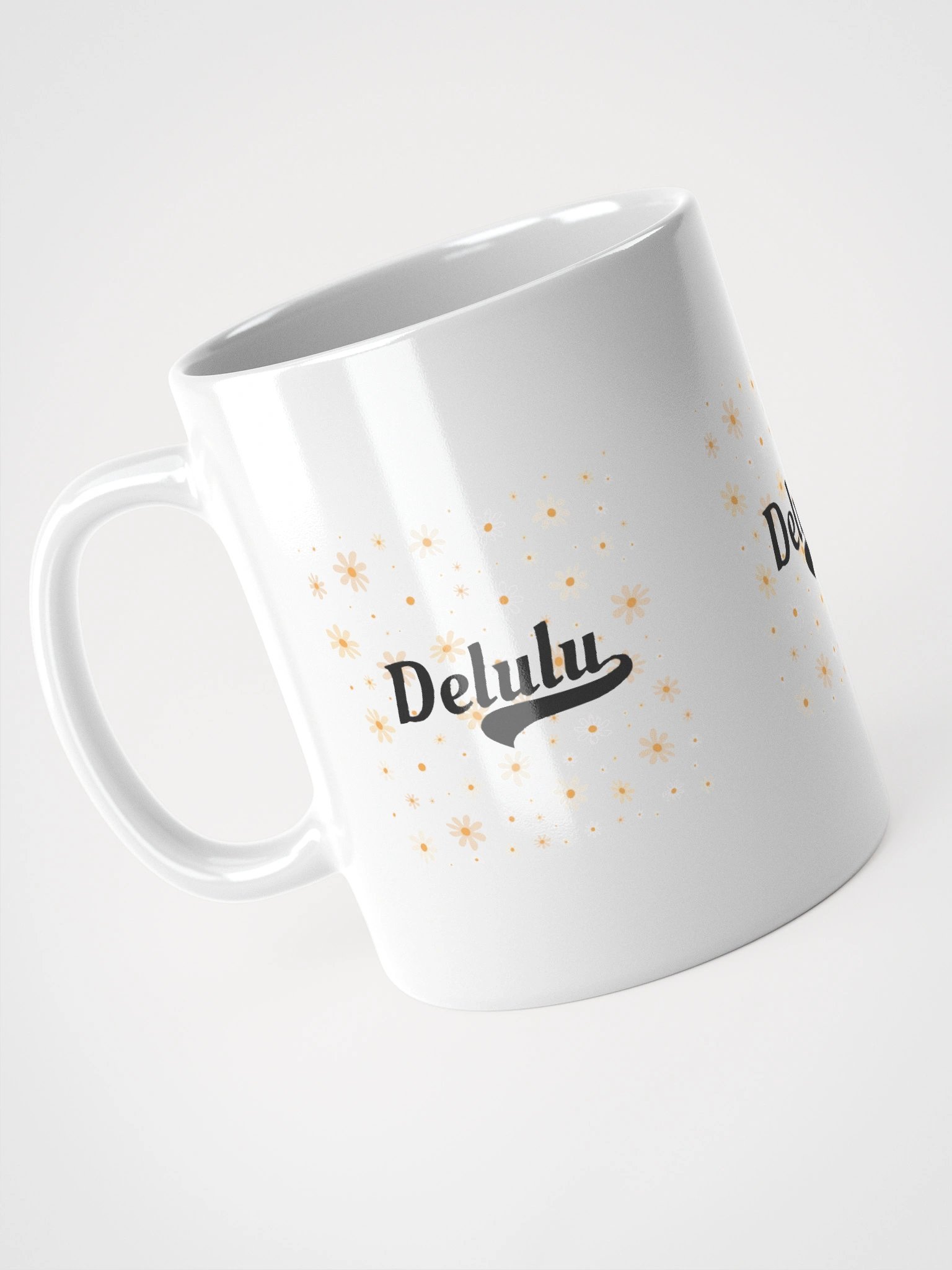 Delulu White Glossy Mug product image (7)