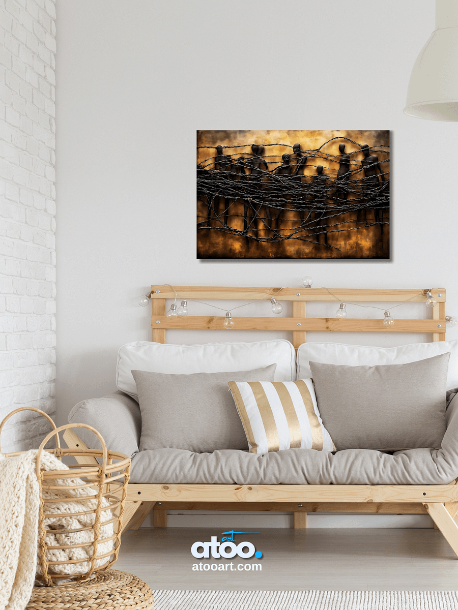 Be Free to Yourself Collection | Irrational Chaos | Canvas Painting product image (4)