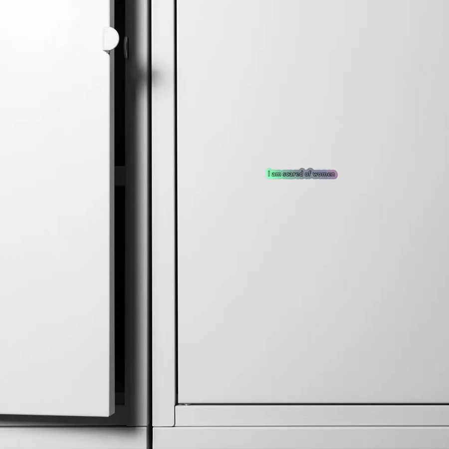 I am scared of women sticker product image (6)