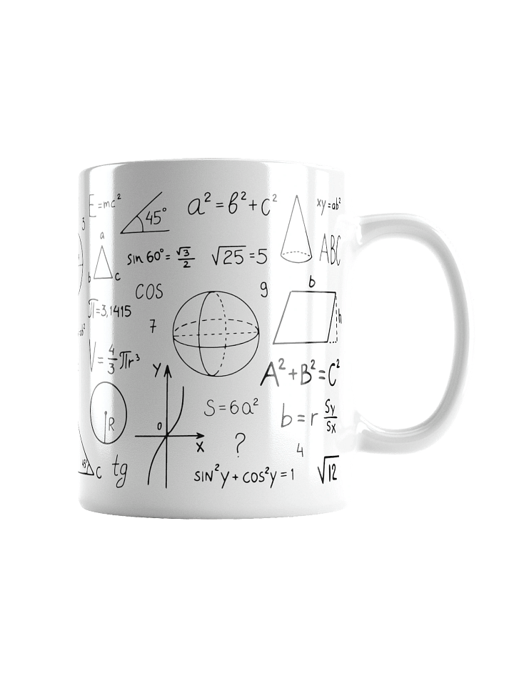 “Mathematical Formulas” Mug – Geek & Science Edition product image (2)
