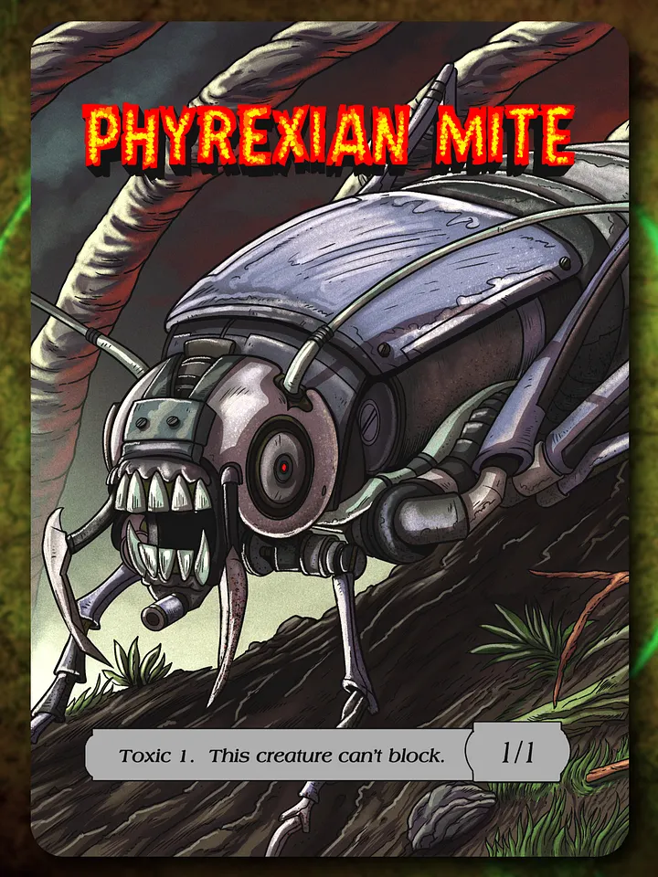 Phyrexian Mite 1/1 Full Art Token product image (1)