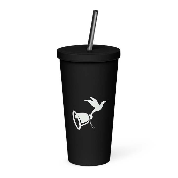 Vibrant Insulated Tumbler with Straw product image (1)