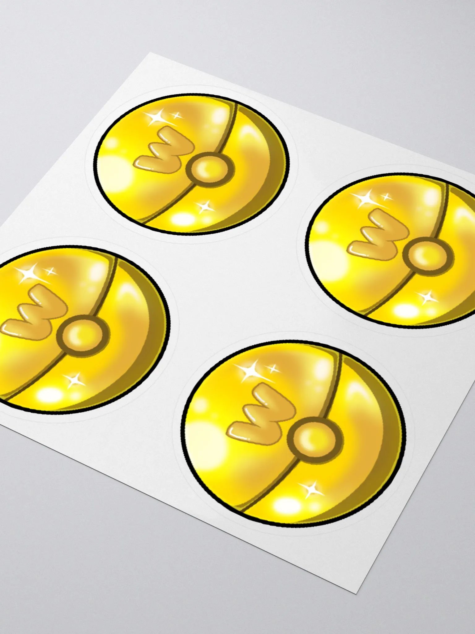4x Goldball Stickers product image (3)