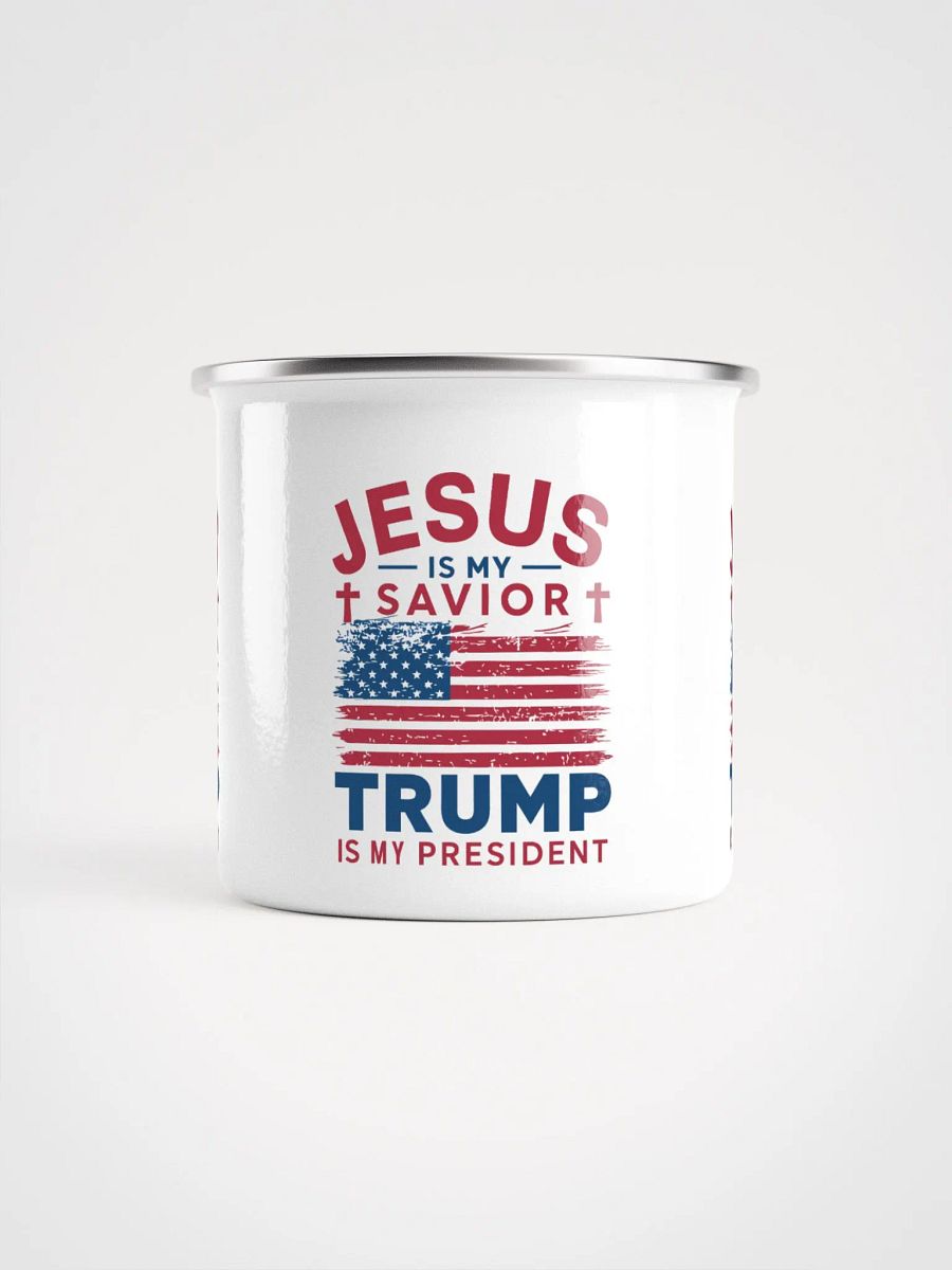 Patriotic Campaign Enamel Mug product image (2)