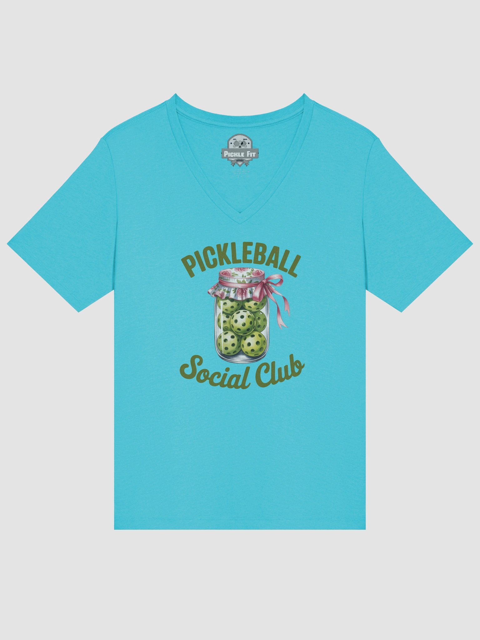 Pickle Social Club Pickle Jar V-Neck Tee product image (25)