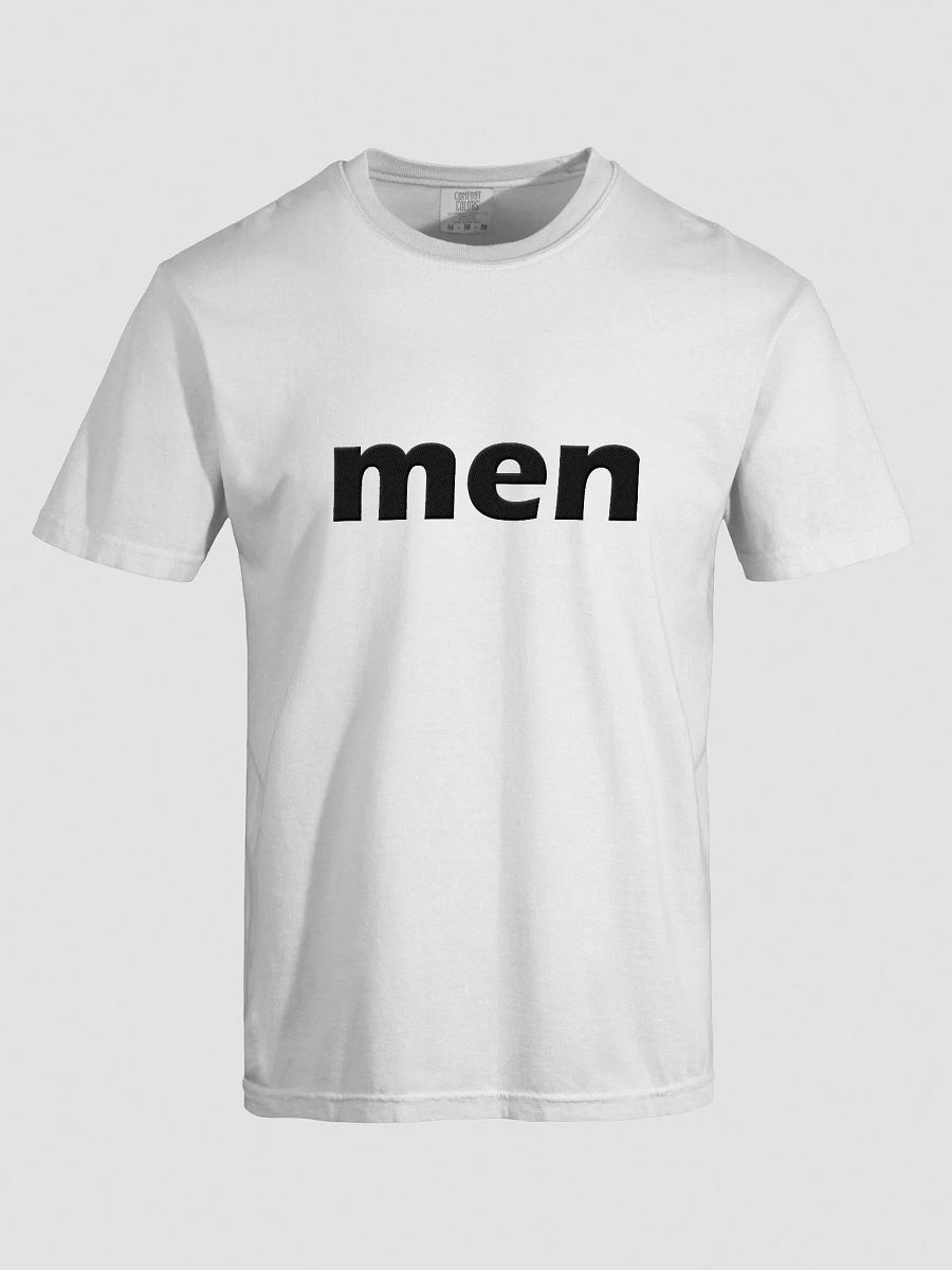 embroidered men t-shirt ("men" as in it literally says men) product image (4)