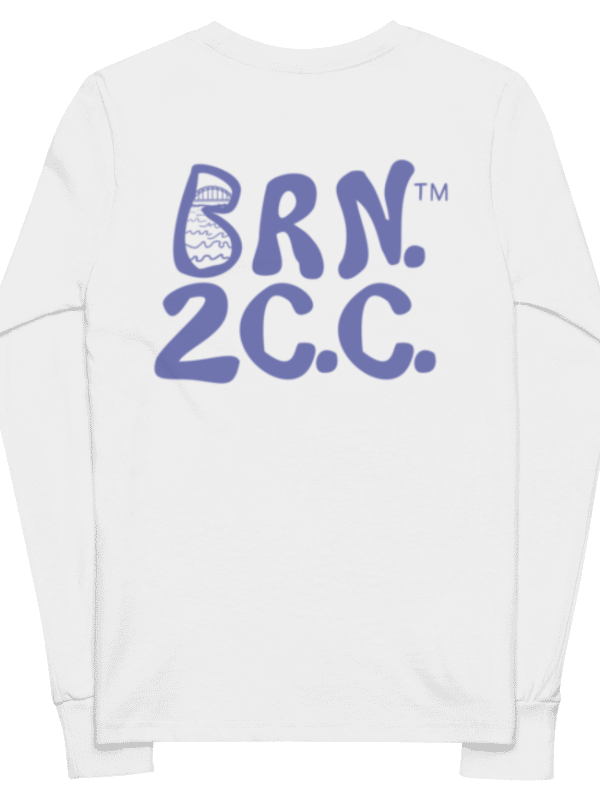 Boys' | BOURNE to Cape Cod™ | Youth Long Sleeve Tee | Coastal Cool for the Next Generation | Slate Blue Logo product image (2)