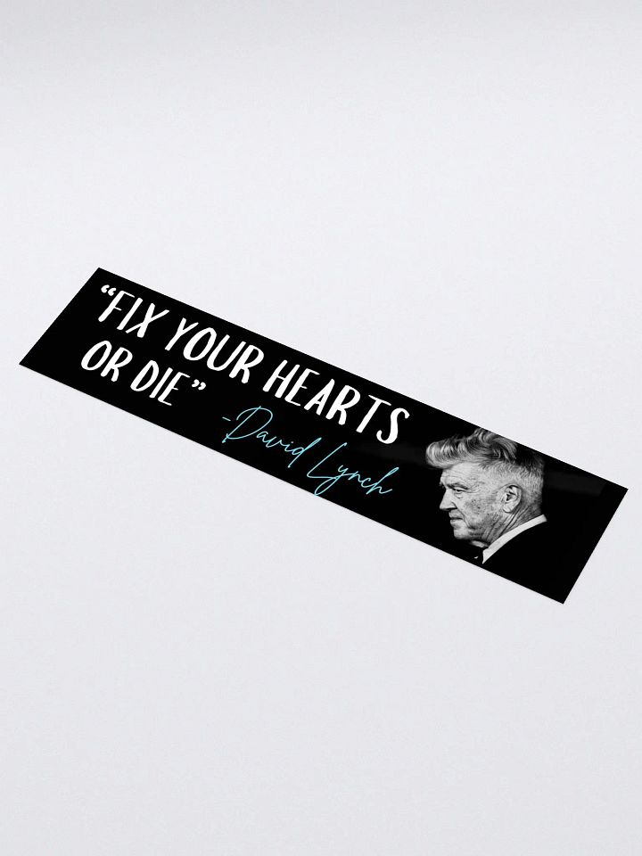 David Lynch Quote Bumper Sticker product image (1)
