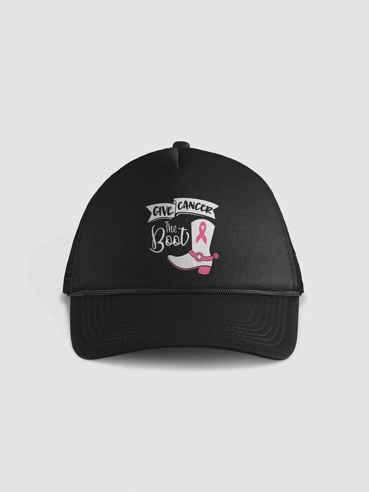 Give Cancer The Boot Hat product image (1)
