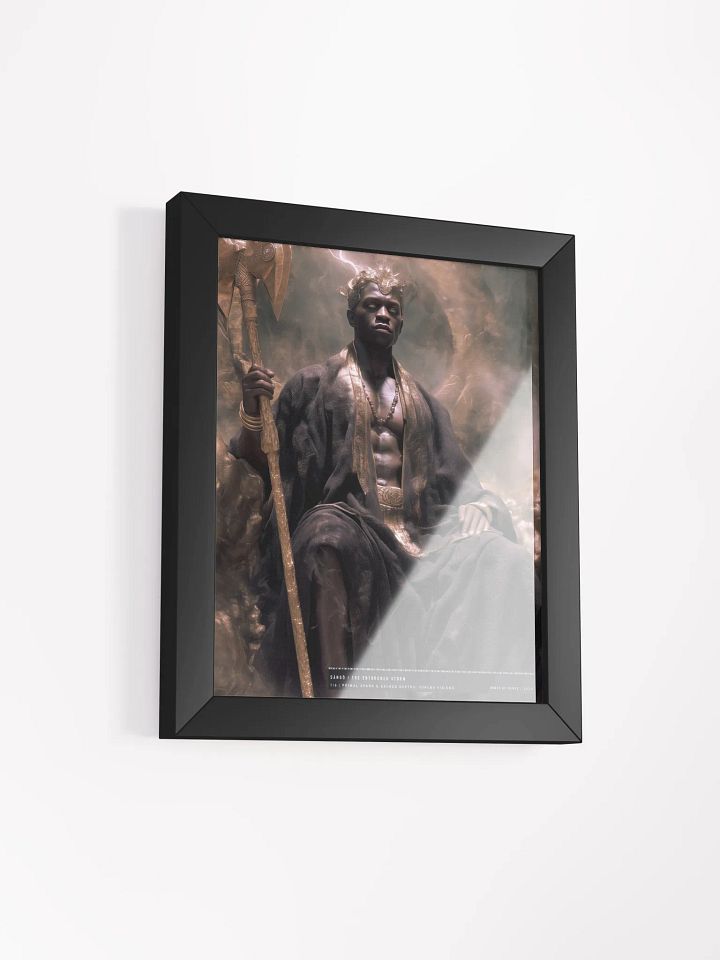 Shango: The Enthroned Storm – Framed Matte Poster product image (10)
