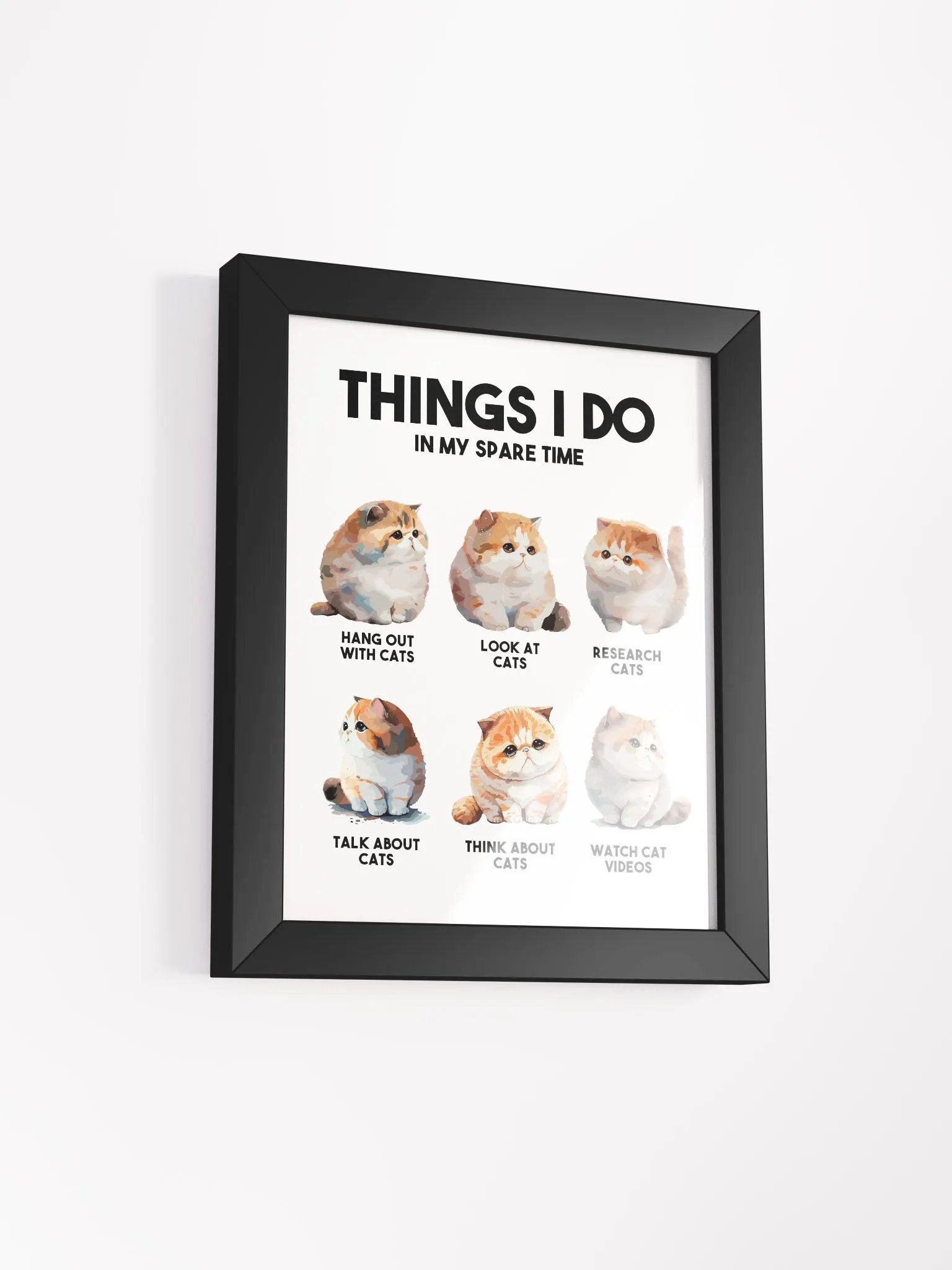 Things I Do in My Spare Time Wall Art product image (2)