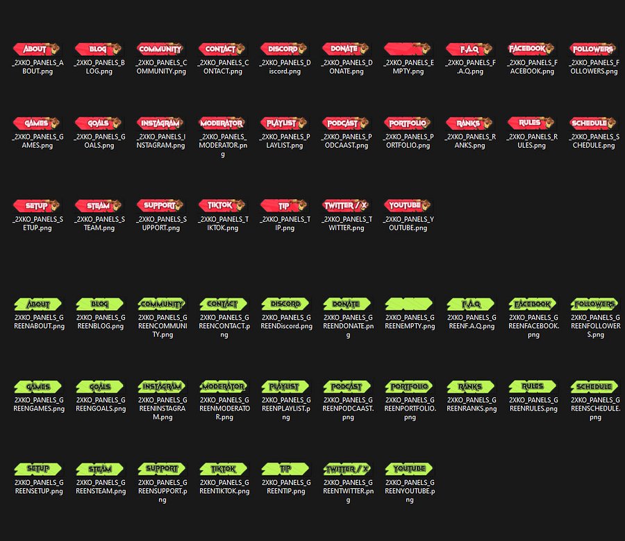 2XKO TWITCH PANNELS product image (6)