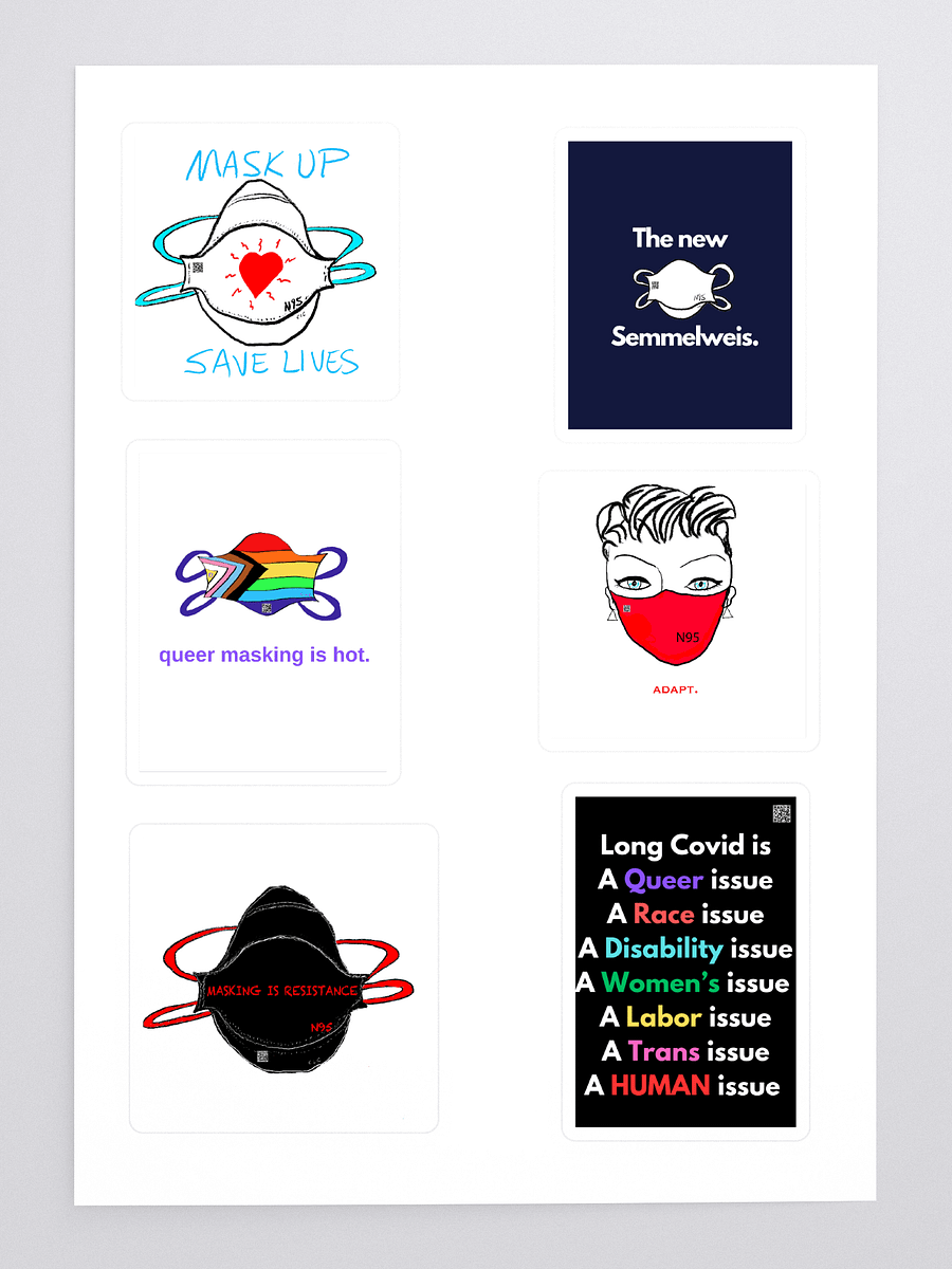 Sticker variety 6 pack product image (3)