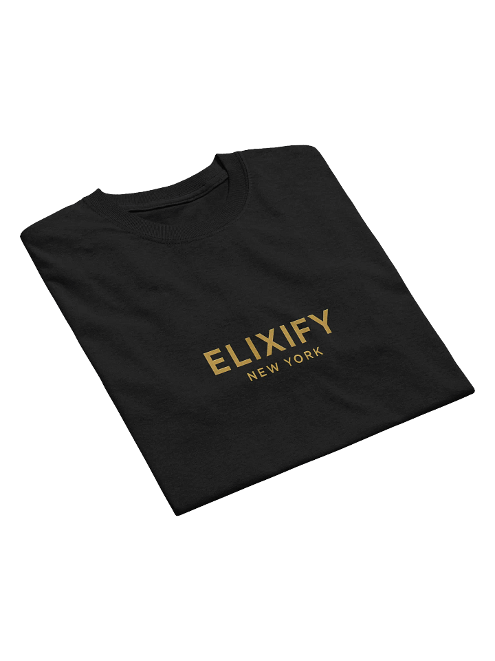 Premium Unisex BLACK Heavy Cotton Tee - Personalized Text & Logo Design product image (1)