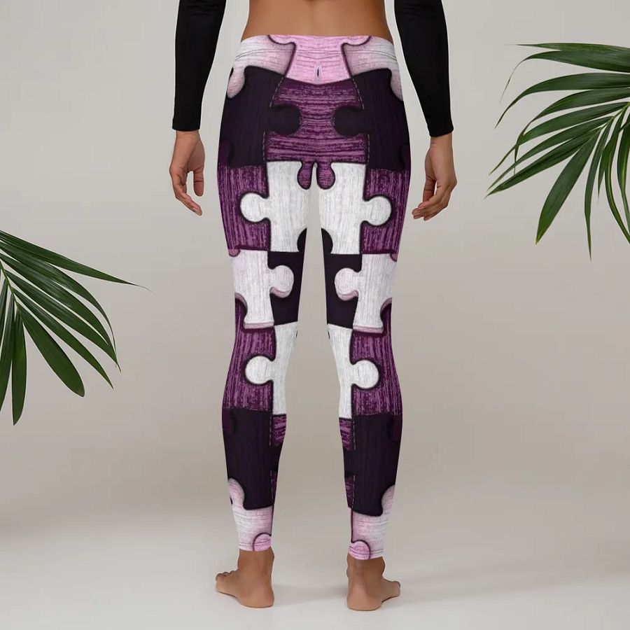 Leggings – Puzzle Game Print for Playful & Unique Style product image (4)