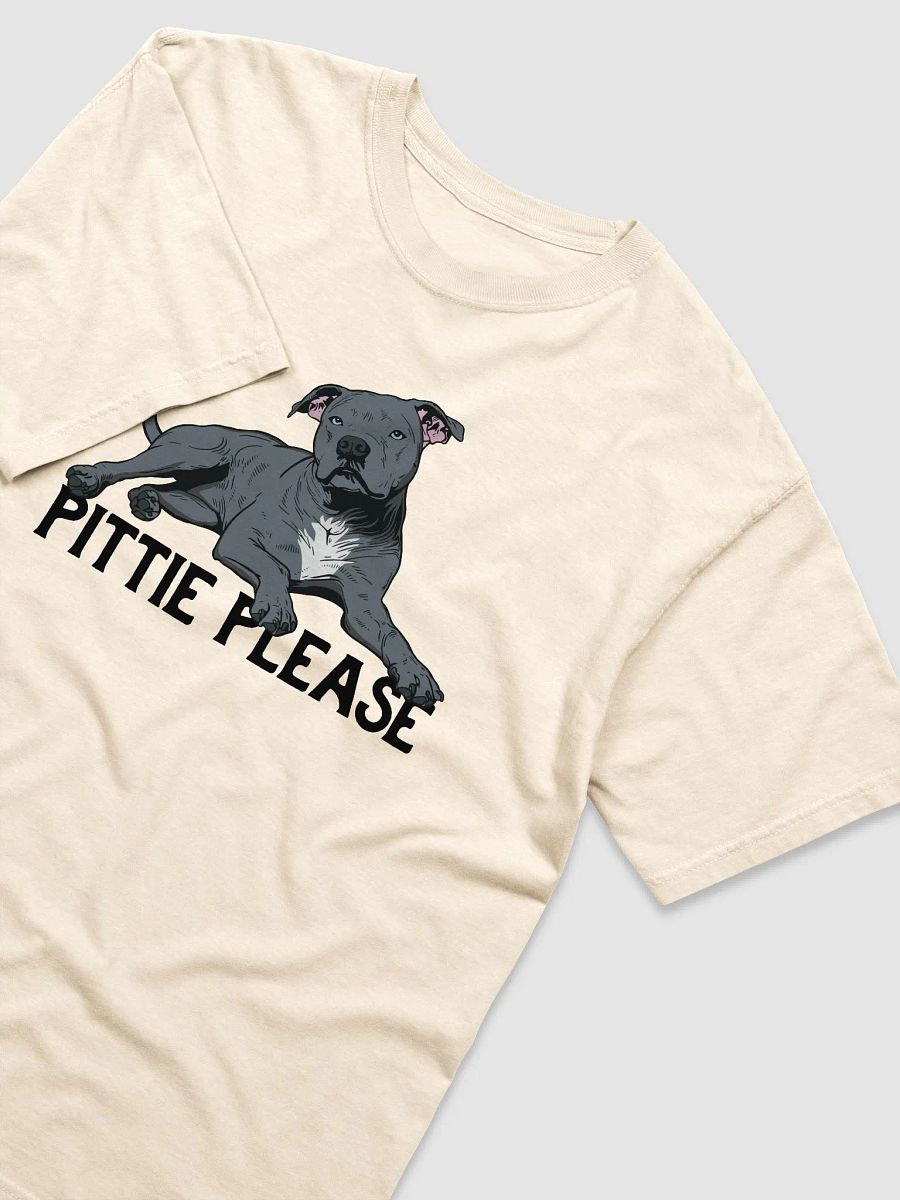 Pittie Please T-Shirt of a Pitbull (Blue) | Funny T-Shirt for Pittie, Staffordshire, and Bully Owners product image (31)