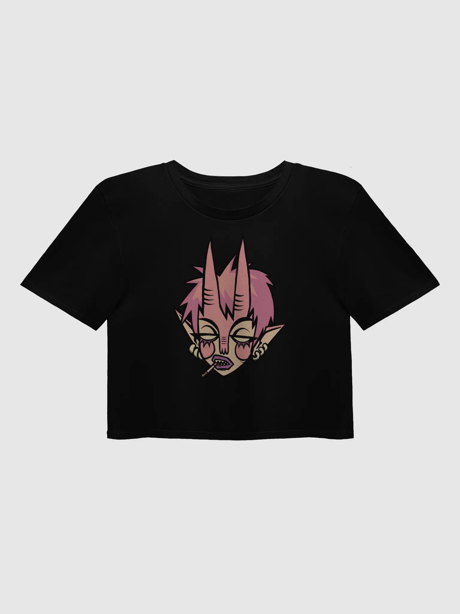 demon girl pink - crop top product image (1)