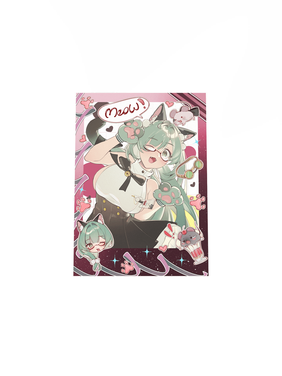 MadCat Playful Paws Matte Poster product image (11)
