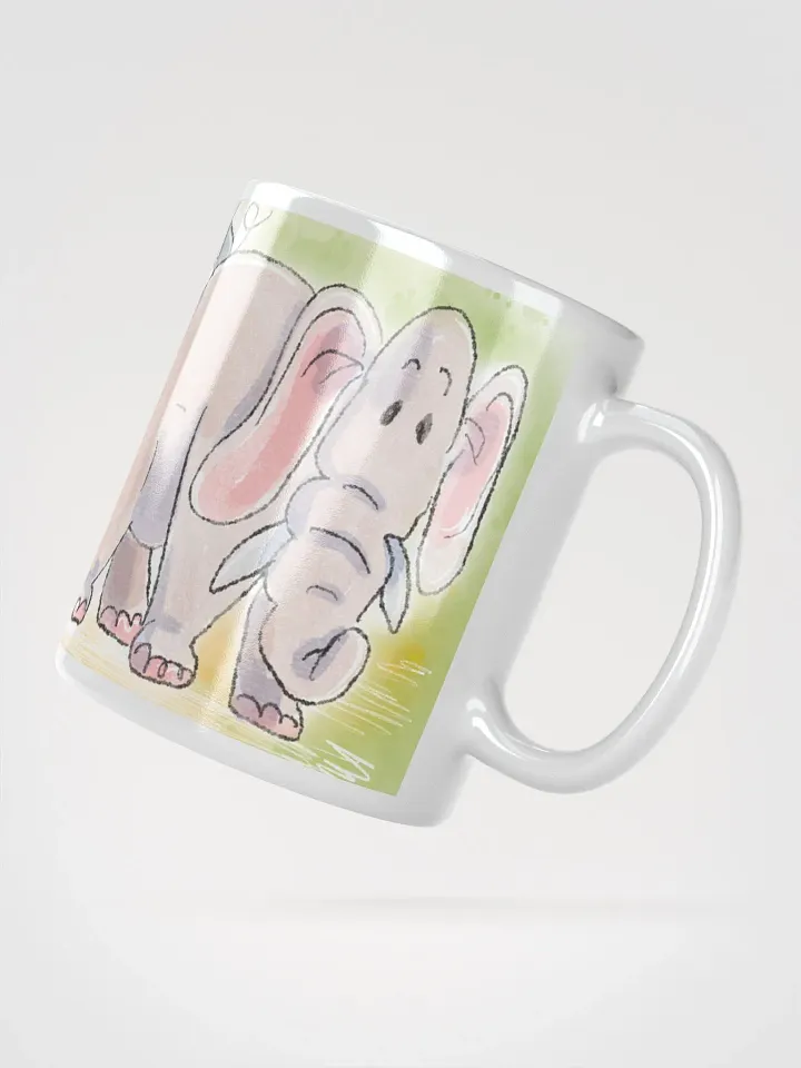 Whimsical Hand Drawn Elephants Mug product image (6)