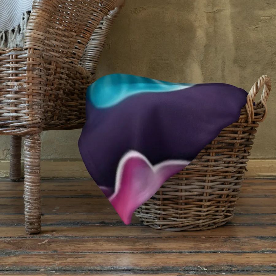 Exotic Colorful Rose Throw Blanket product image (10)