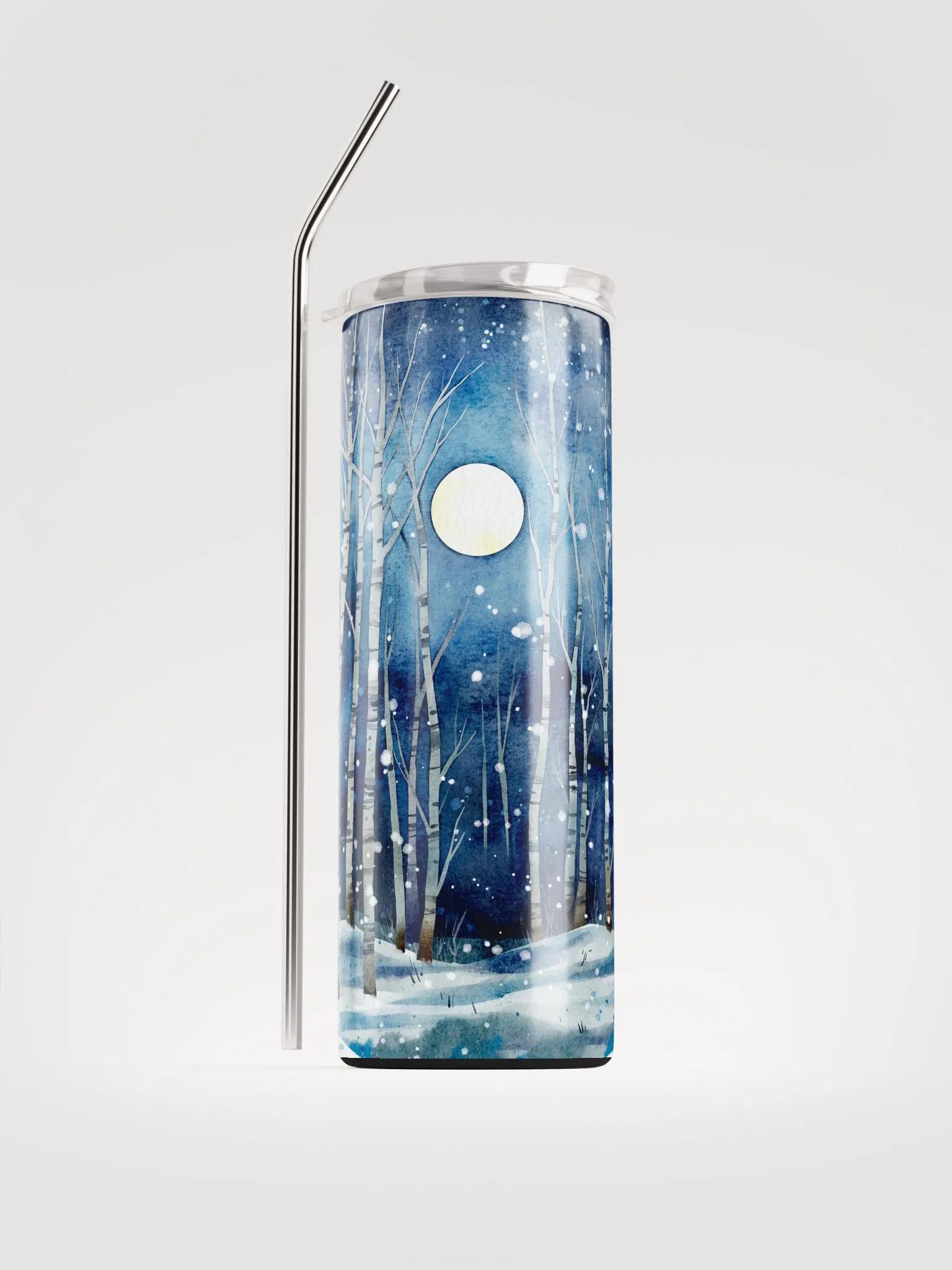 Moonlit Birch Stainless Steel Tumbler product image (1)