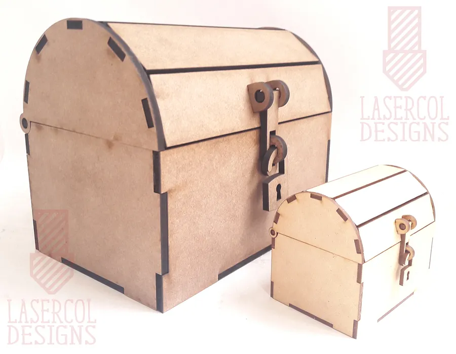 Box Chest (Two Sizes) - Laser Cut Files product image (8)