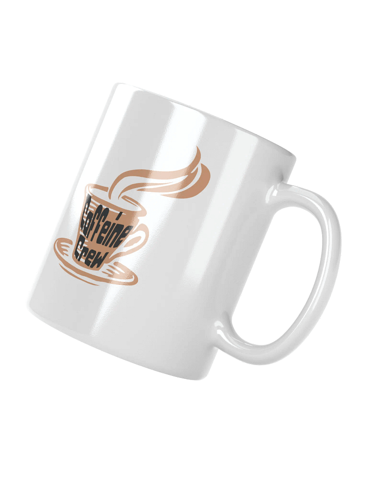 Caffeine Crew White Glossy Mug product image (4)