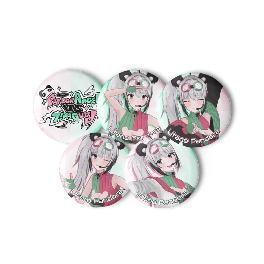 Utano Pandora 'PandorAngel vs PanDevil' Badge Set product image (2)
