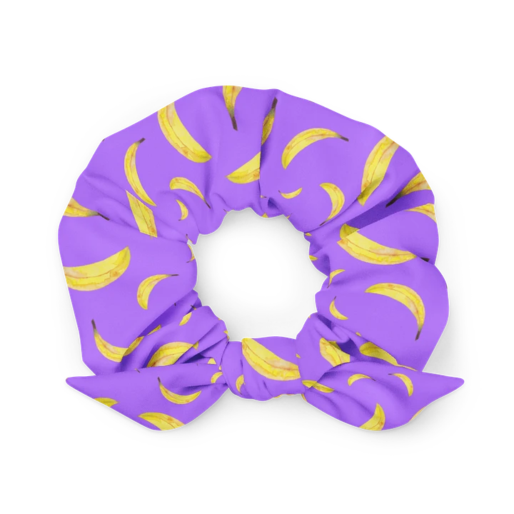 Bananapalooza purple scrunchie product image (1)
