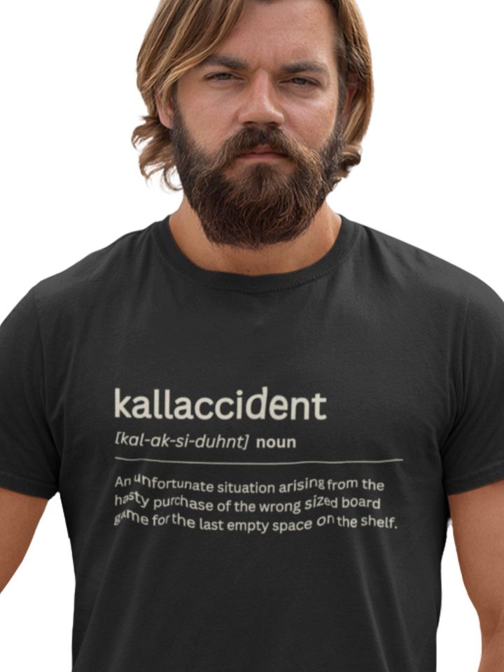 Funny Definition Board Gamer Shirt, Nerdy Board Game Collection Black T-shirt, Kallaccident product image (1)