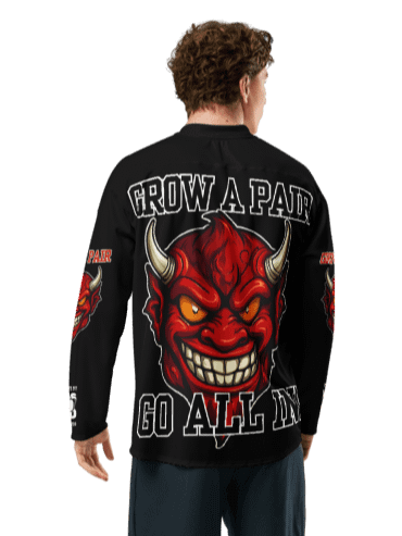 GROW A PAIR - GO ALL IN! Poker Inspired Unisex Jersey product image (4)