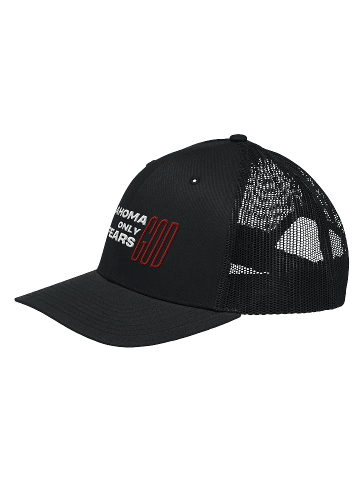 Oklahoma Only Fears God Trucker Hat (minus the Halo) product image (2)