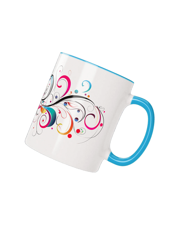 Vibrant Swirls Ceramic Mug product image (11)