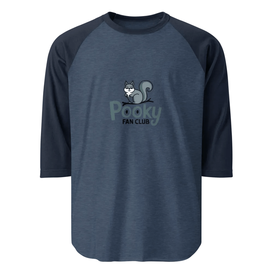 Pooky Fan Club ¾ Sleeve Raglan Tee product image (1)