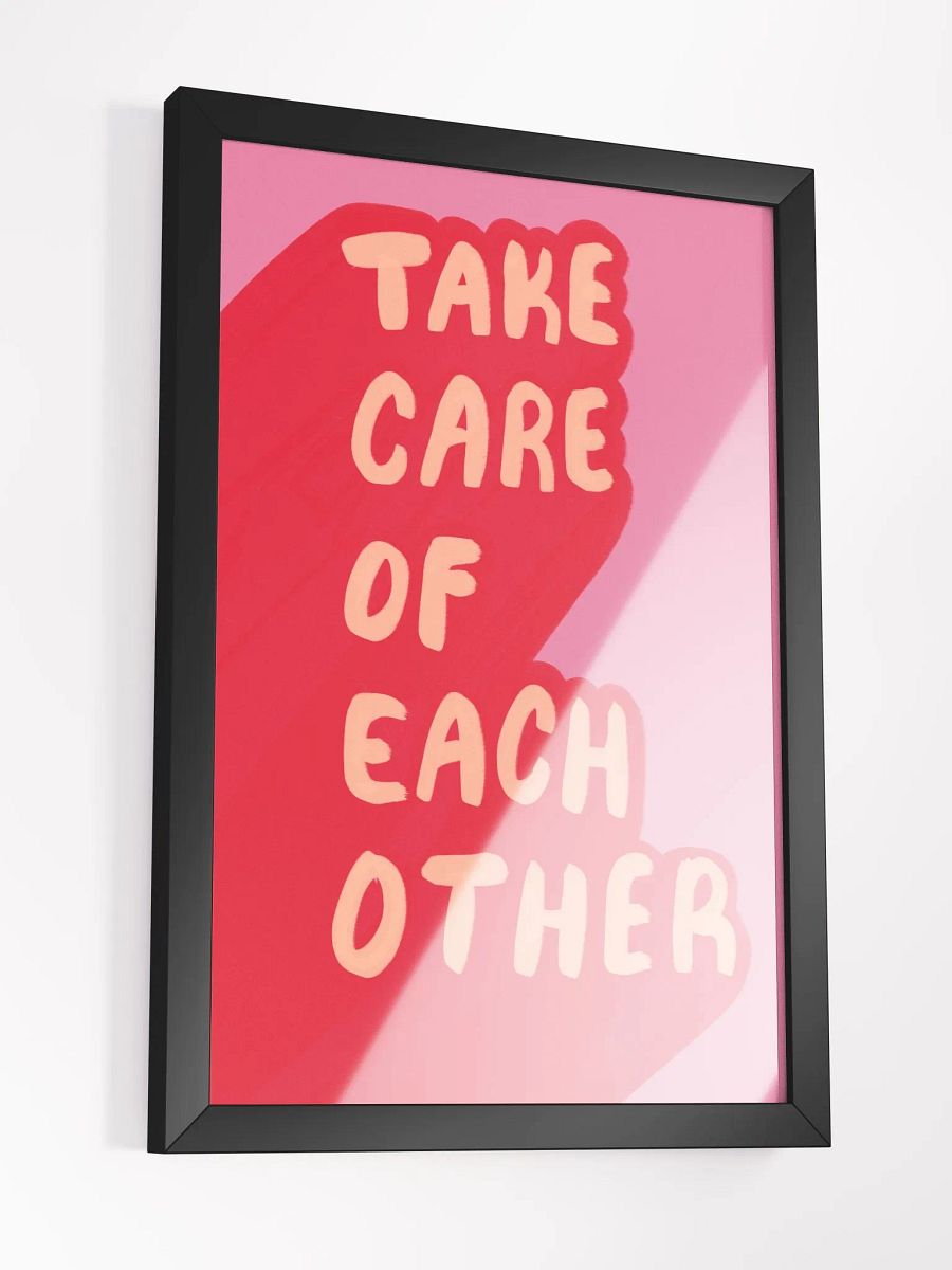 Take Care Framed Art Print product image (3)
