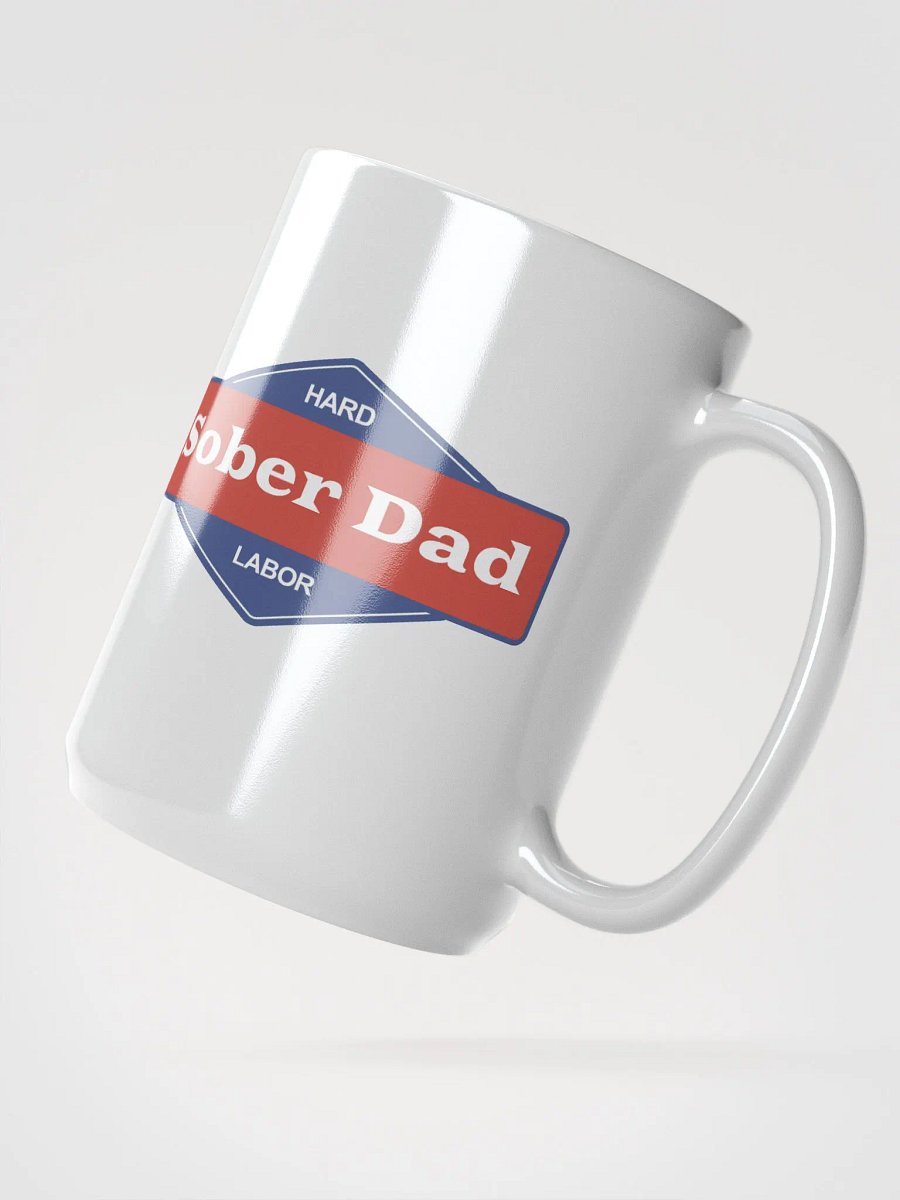 Sober Dad Mug Classic White product image (2)
