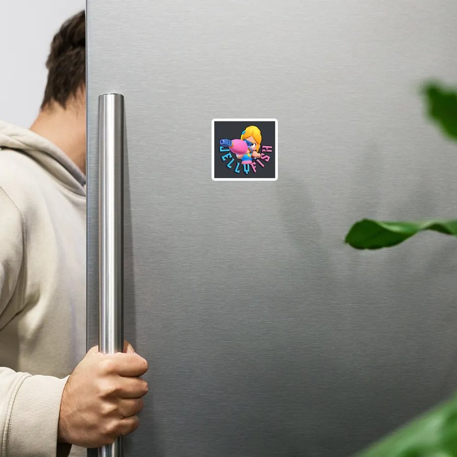 Jellyfish Piper Die-Cut Magnets product image (8)