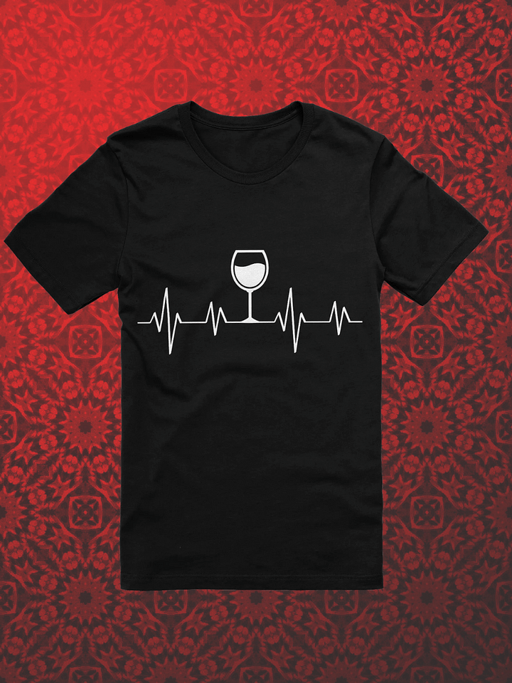 Pulse Wine Glass T-Shirt product image (1)