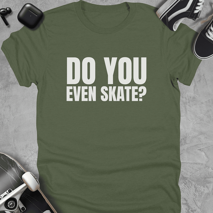 Do you even skate, Funny skateboarding t-shirt, Unisex product image (5)
