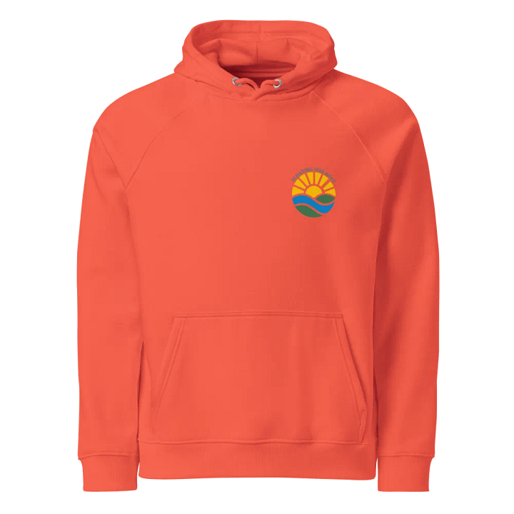 Sunrise Serenity Unisex Raglan Hoodie product image (1)