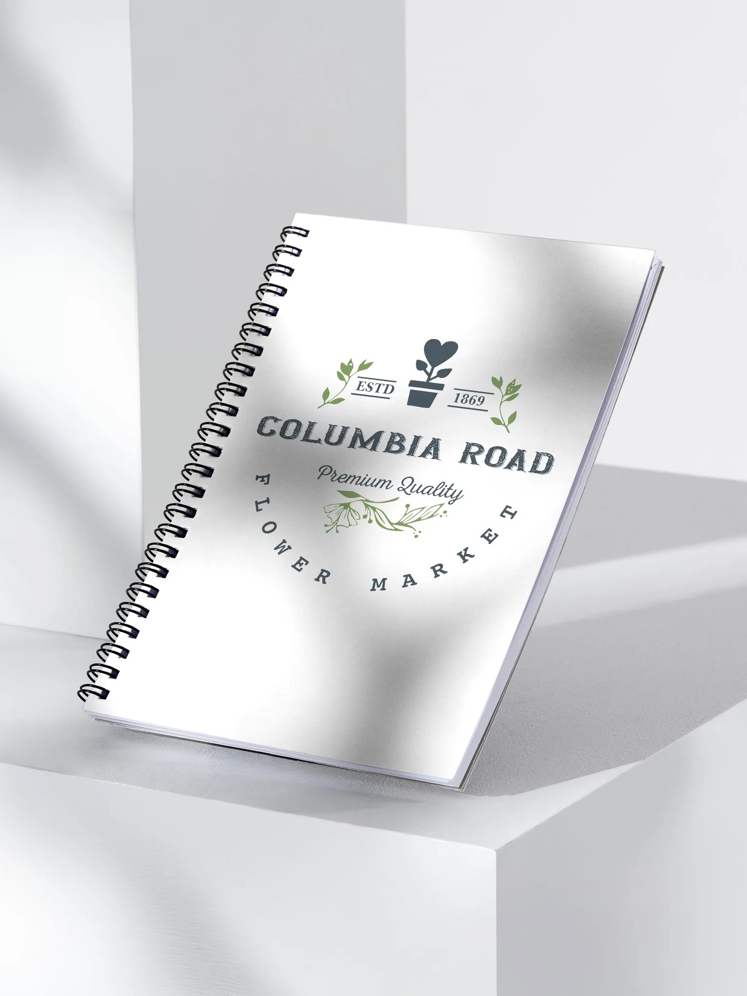 Columbia Road Flower Market Spiral Notebook product image (3)