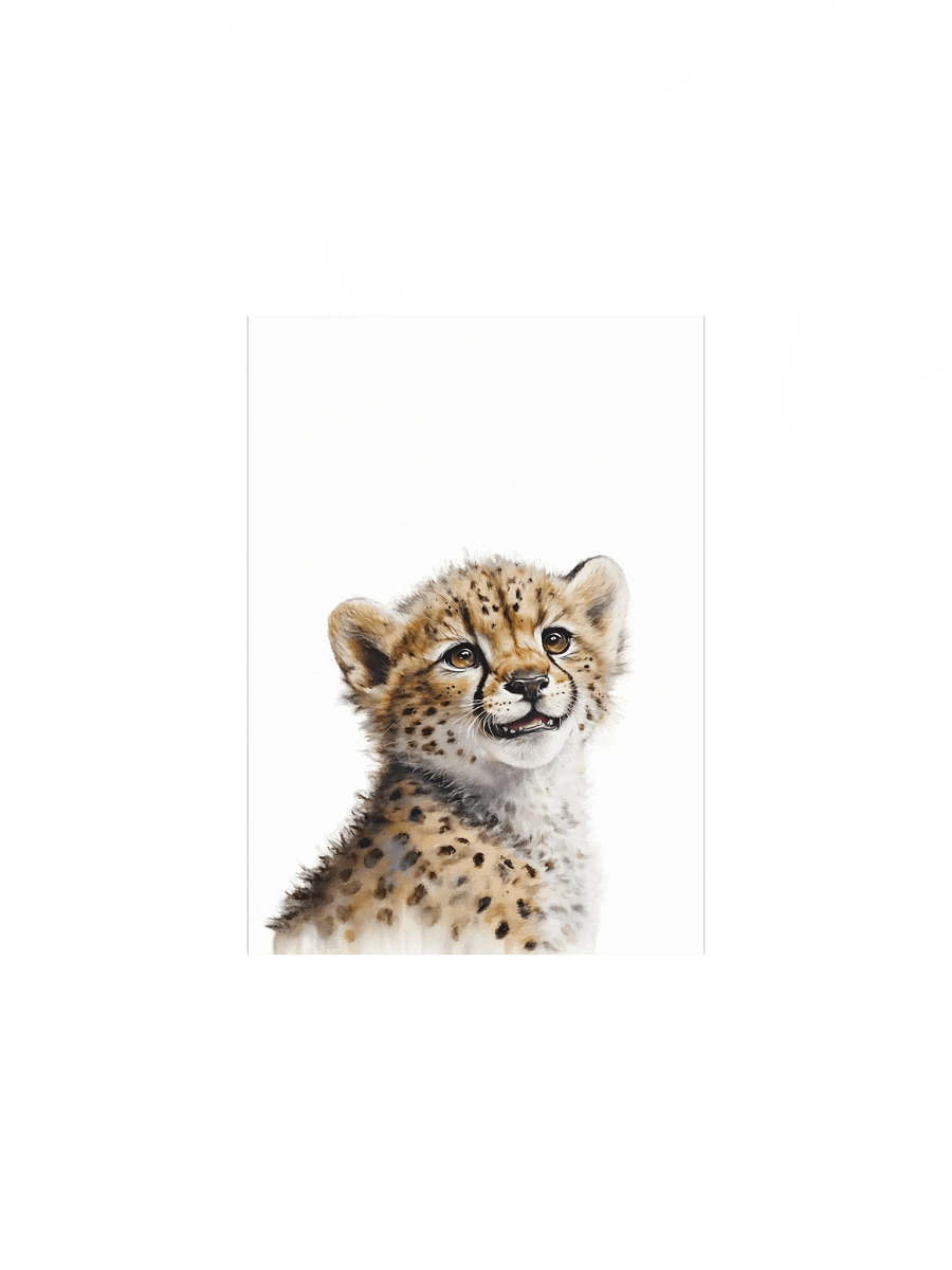 Watercolor Baby Cheetah Print product image (5)